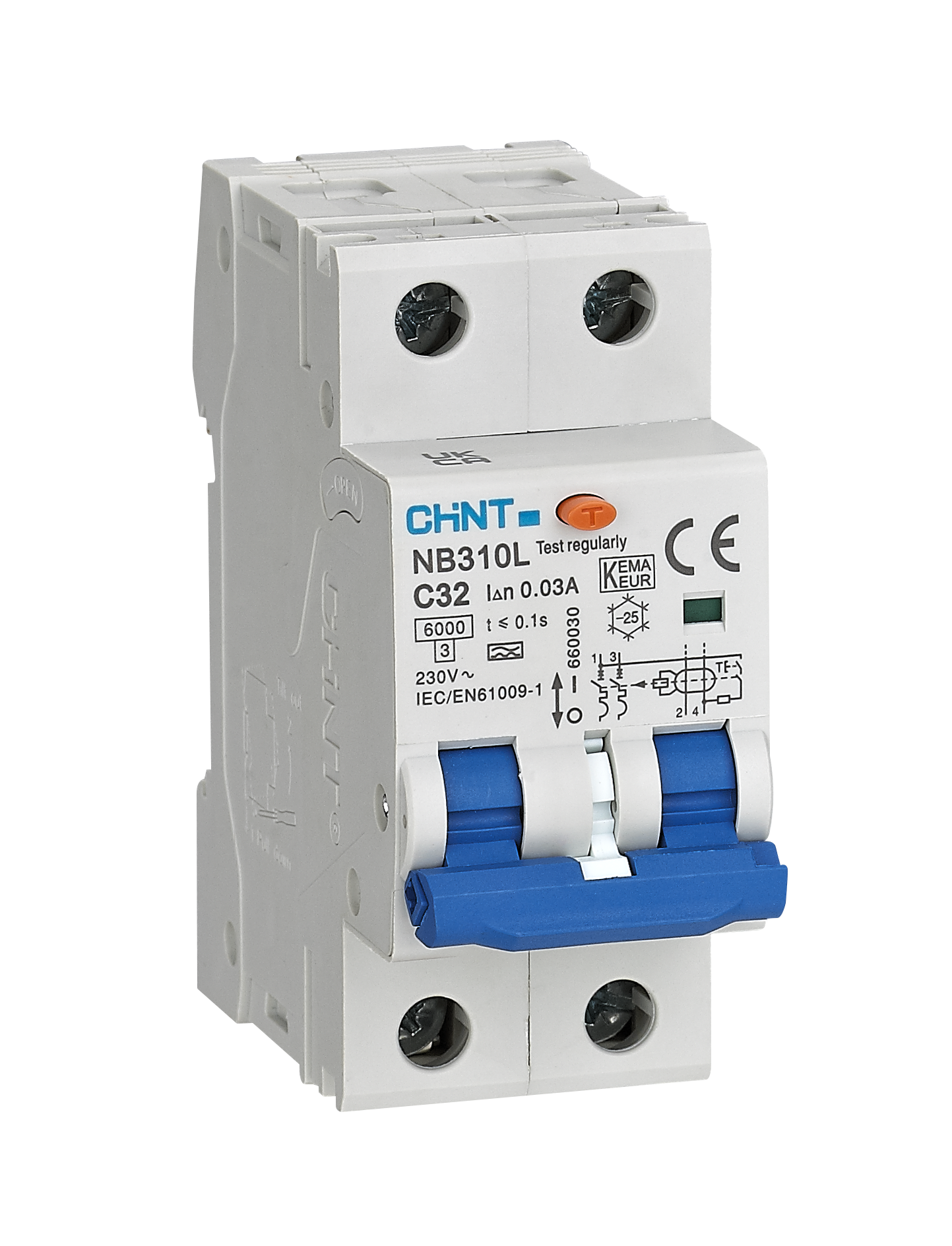 NB310L(3PN) Residual Current Operated Circuit Breaker with over-current protection (Magnetic)